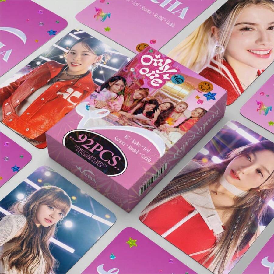1pc Squishy 92pcs Supportive Girl Group Theme Photo Card Set - Perfect Choice For Card Games. These High-Quality Double-Sided Cards Are Great For Decorating Notebooks And Photo Albums, And Make An Excellent Gift For Friends And Fans. - Multicolor - View 1