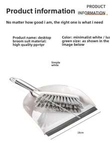 Small Broom And Dustpan Set For Home Use, Children's Desktop, Children's Cleaning Broom, Mini Garbage Shovel Broom - A - View 7