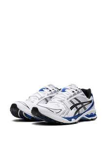 Asics GEL-KAYANO 14 Sneakers | Trainer | Y2K Retro-Tech Runner | Unisex Sportstyle Footwear With GEL™ Technology | Open Mesh & Synthetic Leather Upper | Cream Midsole Millennial Aesthetic Kicks - White Tuna Blue - 查看 3