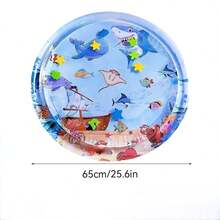 Inflatable Round & Square Cat Sensing Play Mat, Pet Water Bed, Dog & Cat Summer Cooling Mat, Animal Water Sensing Play Mat, Water Bed Mat, Thick PVC Anti-Scratch, Cooling & Comfortable Pet Pad - Multicolor - View 15