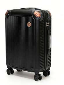 palanca de silicona de gran capacidad, manillar de mano, placa anticolisión de borde, contraseña de  de carga súper grande, hebilla anti - raspado, rueda de rodamiento silenciosa - Negro - Ver 12