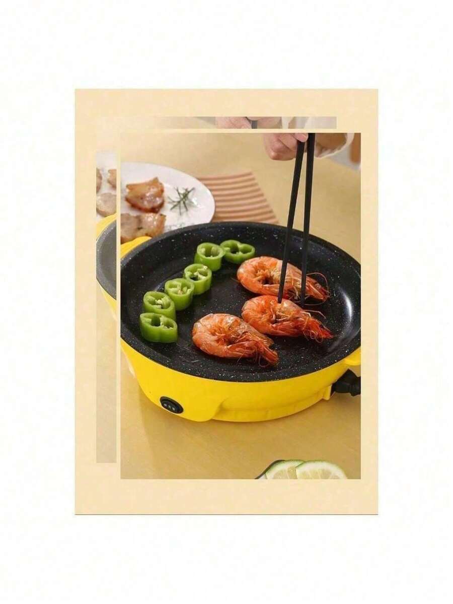 Electric Fryer For Home And Commercial Use With Non-Stick Coating, Electric Stone Frying Pan For Home - View 1