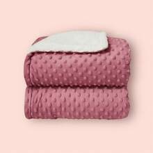 Luxury Double-Sided Baby Blanket - Rose - View 1