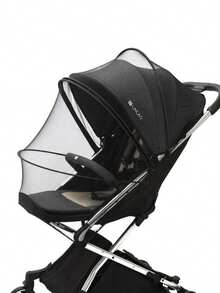 Universal Mosquito Net For Baby Strollers, Tricycles And Quadricycles - Black - View 2