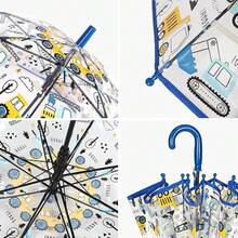 2 Pack Clear Umbrellas for Rain Dome Bubble Umbrella Windproof for Toddler Boys Girls - CarRocket - Ver 4