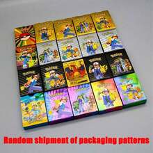 pokemon Bộ 55 thẻ chữ cái mạ vàng tiếng Anh/Tây Ban Nha/Pháp/Đức, dòng Metallic Fire Dragon Vmax GX, bao bì nhiều màu. - Nhiều màu - Xem 6