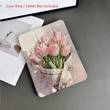 A Protective Folio Tablet Case With Pen Holder Compatible With IPad Pro (M5)/ Air (M3)/ 11"(A16)10.9/10.2/ Air 5th Gen/Pro11/10th/9.7/Air 2/ (7th Gen)/ (8th Gen)/ Air 4/5/ Pro 11/ 10th Generation 10.9-Inch 2022 Smart Case/ Air 13(M3 2025)/ Air 11(M3 2025)/ Air 11(M3 2025)/ 11(A16 2025), Auto Sleep/Wake Function/Compatible With Xiaomi5/5PRO/6/6PRO/7/7PRO - Multicolor - View 2