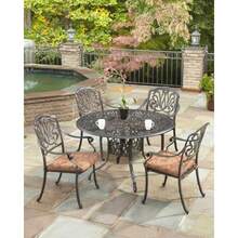 homestyles 6658-32 Outdoor Dining Table 48Lx48Dx29H Grey - Tabla 48 - Ver 4