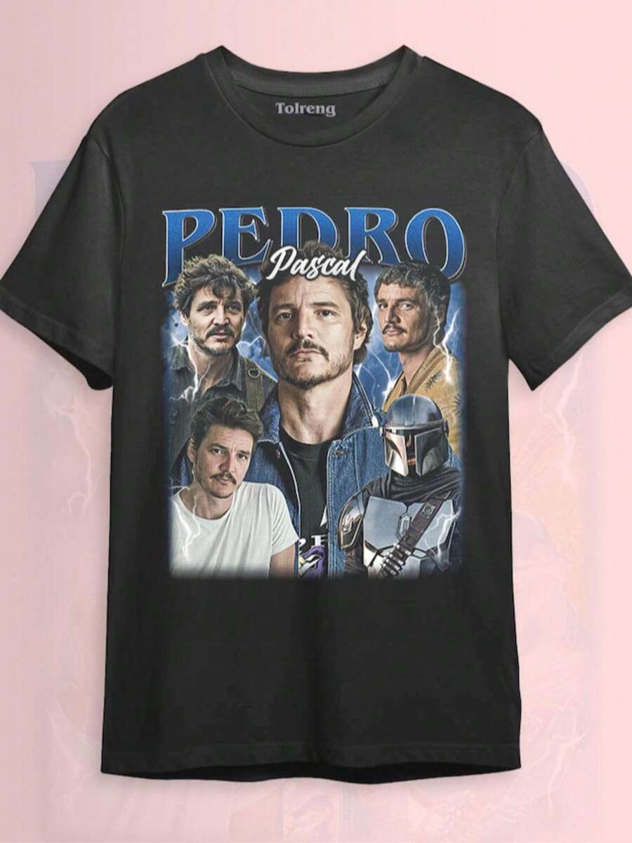 Pedro Pascal Softstyle T-Shirt_ Mandalorian, Narcos & Oberyn Martell Fan Tee - Black - View 1
