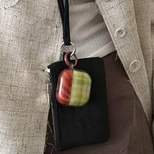 Ốp tai nghe Green Brown Plaid + Circular Ring Pro 3/Pro 2/4/3/2, Ốp tai nghe thời trang dành cho nữ, Thiết kế tối giản - màu xanh lá - Xem 6