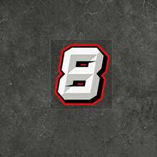 Reflective Number Car Stickers 0-9 PVC Auto Decals Motorcycle Decals, Car Accessories, Motorcycle Accessories, Scratch Covers - A - View 7
