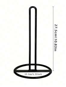 金属纸巾盒架，台面纸巾分配器，立式铁艺纸巾卷架，纸巾收纳整理架，浴室厨房纸巾盒架 - 彩色 - 查看 7