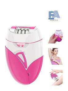 Depiladora Femenina Recargable Por Usb Para Mujer - Rosa - Ver 1