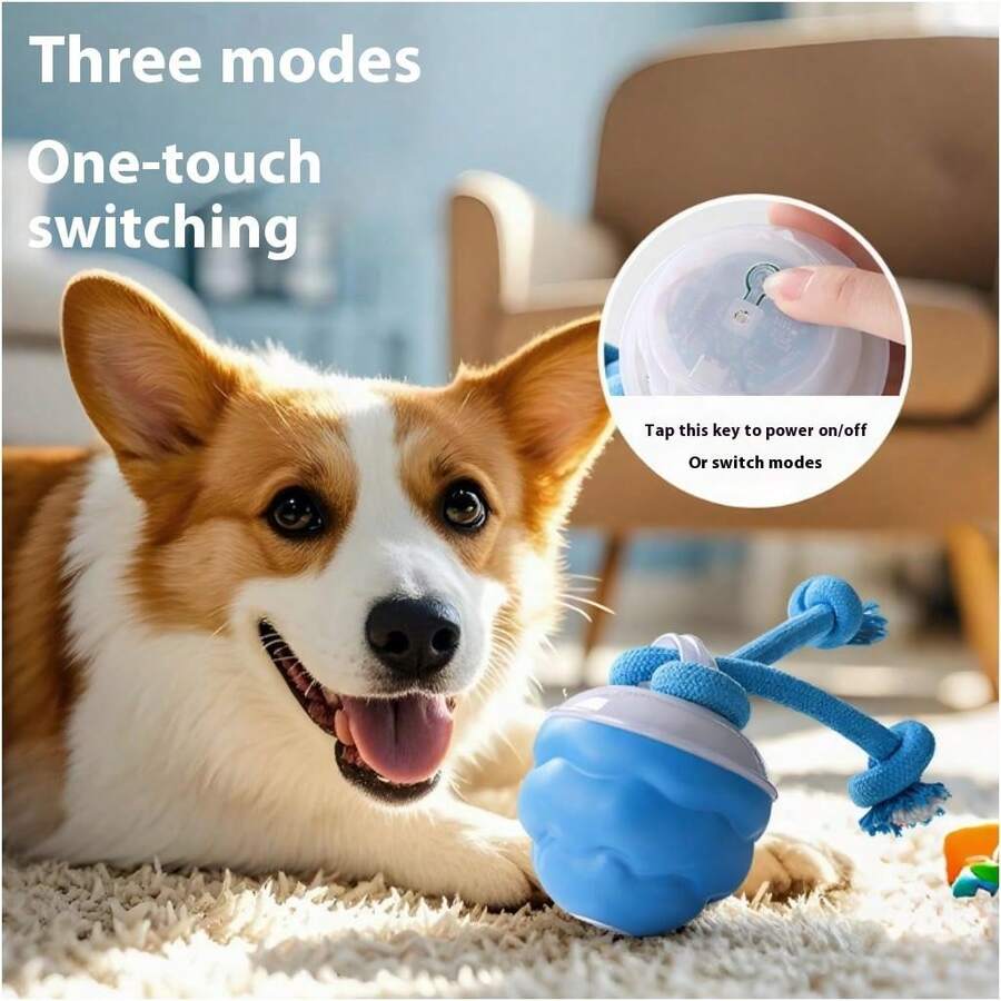 Bouncing Dog Toy Ball, Stress Relief Toy, Large Dog Chew Toy - Multicolor - View 1