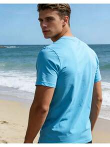 男士独特肌肉印花T恤，夏季款 - 彩色 - 查看 3