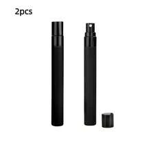 2pcs 10ml High-End Portable Glass Perfume Bottles, Refillable And Detachable, Suitable For Various Liquid Fillings - A - View 2
