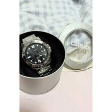 Đồng hồ đeo tay thể thao nam Casio, dây thép không gỉ, chống nước 50M, hiển thị ngày. - Một cỡ - Xem 4