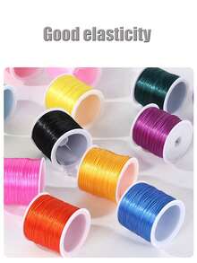 50m 0.8mm Colorful Jade Nylon Cord, For DIY Jewelry Beading Braiding Rope, Bracelet Decoration, And Chinese Knot - Jade Line - View 4