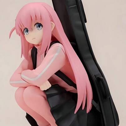 1pc BOCCHI THE ROCK! Gotoh Hitori Cute Posable Figure, Anime Collectible Statue, Doll Gift For Kids, Christmas Decor