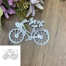 Bicycle Die Cutting Mold, Metal Cutting Dies, Card Making Kit, Embossing Paper, Die Cut Pieces, Scrapbooking Machine, Template, Storage Bag, Related Supplies - Silver-white - View 2