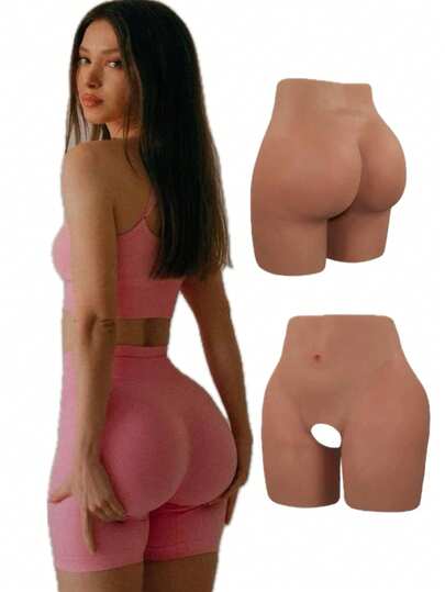 Plus Size Silicone Butt Enhancing Shorts, Invisible Butt Shaping Shorts, Realistic Skin Feel, Comfortable Underwear