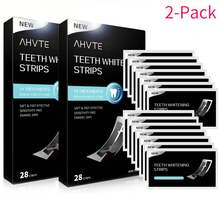 AHVTE 14片装竹炭牙齿美白贴，帮助去除吸烟、咖啡、汽水和酒精造成的牙渍，深层清洁牙齿，适合日常口腔护理 - 2盒裝 - 查看 9