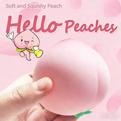 Stress Relief Simulation Peach Squeeze Big Peach Squeeze Fun Q Soft Slow Rebound Stress Relief Toy