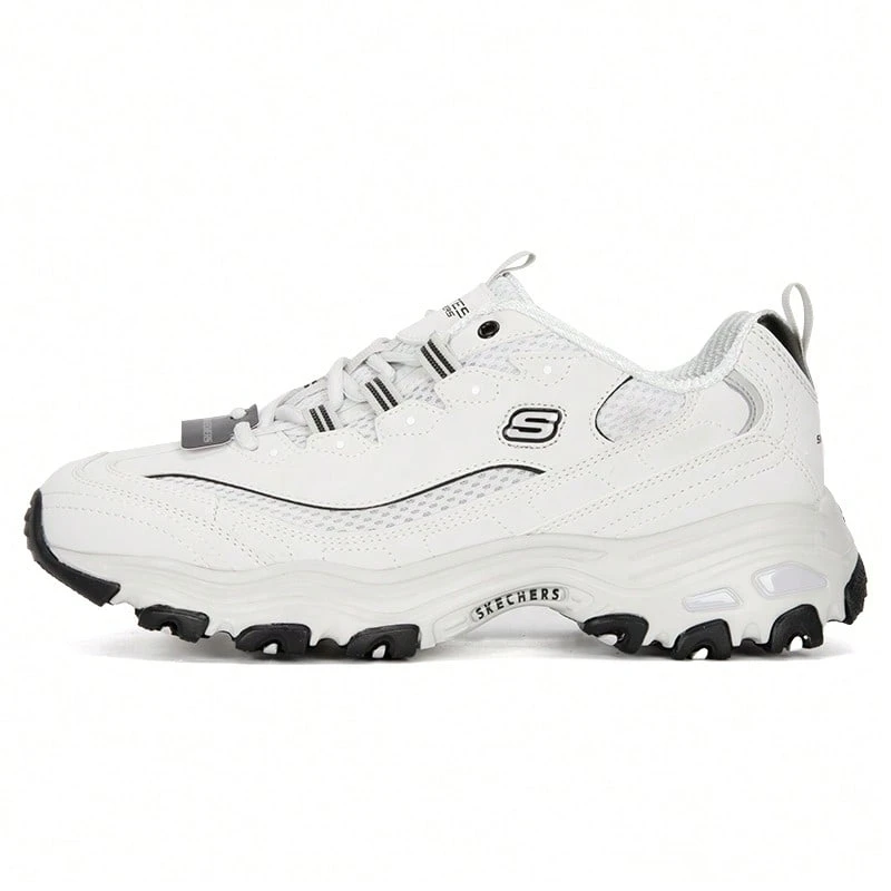 Skechers Men's Casual Shoes D'LITES Series Fashion Lace-Up Sneakers, Lightweight And Comfortable Athletic Leisure Shoes - Light Grey - View 1