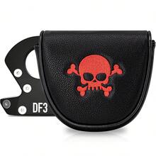 1 DF3 Putter Head Cover - Skull Style Putter Cover | Premium PU Golf Putter Cover | Magnetic Closure | Fits Most | Unisex Fun Golf Accessory | Compatible With DF3 | Durable Golf Club Head Protector - متعدد الألوان - مشاهدة 1