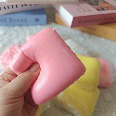 1pc Soft Squeeze Toy, Squishy Stress Relief Cube With Slow Deformation Function, Perfect Gift For Christmas, Valentine's Day And Easter