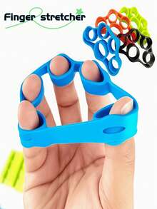 2/1 Set Silicone Hand Grip Strengthener, Finger Exerciser, Finger Tension Band, Suitable For Finger And Wrist Exercises, Finger Flexibility Training And Relaxation - Portable Finger Stretcher, Finger Flexibility Training, Hand Relaxation, Improve Grip Strength, Smartphone Case, Toy, Vacation, Massage Roller, Fidget, Fidget Toys - A - View 3