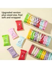 14pcs Compressed Towels, Disposable Travel Compressed Face Towels And Portable Thick Cleaning Tissues - Multicolor - View 3