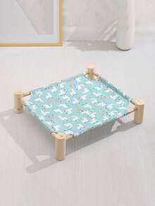 Giường ngủ cho mèo bằng vải có thể tháo rời và giặt được, đệm làm mát cho mèo, giường cắm trại cho thú cưng, giường cho chó nhỏ, chất liệu dùng được cả bốn mùa, giường kiểu quân đội cho mèo. - Nhiều màu - Xem 8