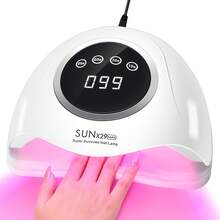 DianaBeauty مصباح أظافر LED UV 81 ، 4 إعدادات مؤقت ، استشعار تلقائي ، مجفف جل أظافر احترافي - أبيض - مشاهدة 7