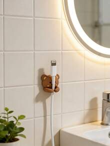1 chiếc kẹp cáp hình động vật dễ thương, 3 gói kẹp giữ cáp bằng silicon, giá đỡ quản lý cáp dính cho bàn làm việc, tường, xe hơi, cáp sạc điện thoại, cáp USB, tai nghe, văn phòng & nhà cửa (Thỏ, Gấu, Gấu trúc) - Nhiều màu - Xem 9