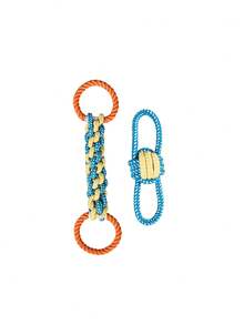 Đồ chơi dây kéo co hai vòng, thiết kế hai vòng là món đồ chơi thú vị dành cho chủ nuôi chơi cùng thú cưng, đồ chơi dây có thể giúp làm sạch răng và nướu của thú cưng, giúp giải trí và tiêu hao năng lượng dư thừa của chúng. - Nhiều màu - Xem 13