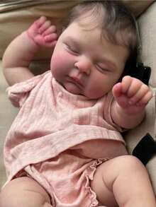 Kids Dolls - Sleeping Doll In Pink Outfit - View 4