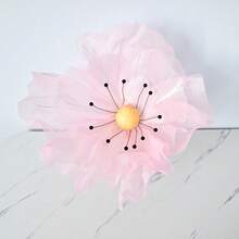 1 bông hoa bằng sợi tơ tằm dài 50cm dùng trang trí tiệc cưới, tiệc ngoài trời, kỳ nghỉ, sân vườn, tiệc cô dâu, tiệc độc thân, trang trí cửa sổ khách sạn. - Nhiều màu - Xem 8