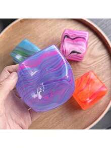 New Marble Ice Cube Malt Sugar Stress Relief Ice Cube Malt Sugar Squeeze Toy - Birthday Gift, Perfect Gift, Holiday Gift - Multicolor - View 5