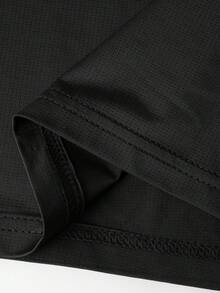 2pcs/Set Men's Black Mesh Sleeveless Tank Top + Loose Shorts, Men's Sportswear Set, Men's Lightweight Breathable Soft Fabric Fitness Workout Outfit, Suitable For Summer Running, Basketball, Machine Washable - Black - View 10