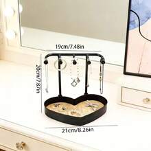 珠宝展示架，创意珠宝收纳挂架，耳环、项链、手镯展示架，奢华款 - 黑色 - 查看 4