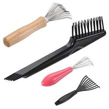 1pc Pink Comb Cleaning Brush, Hair Cleaning Claw, Household Cleaning Tool, Pet Grooming Brush, Cleaning Claw - 1 Pink One - View 5