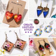 400克/300克/200克/100克高粘度透明UV树脂套装，快速固化低收缩UV环氧树脂，适用于工艺品、浇铸、涂料等。 - UV Resin - 查看 6