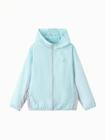Balabala Kids' Girls Boys Summer Lightweight UV Protection Jacket, Cooling Packable Hooded Outerwear