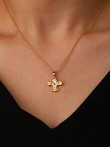 儿童项链，男士创意飞机吊坠项链，个性化朋克摇滚卫衣连帽衫百搭饰品项链，适合派对和街头穿着 - 項鍊 - 查看 6