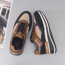 Scarpe casual da donna, scarpe sportive da donna, scarpe da passeggio per tutte le stagioni, scarpe da trekking all'aperto, scarpe da skate per studenti, scarpe da running su strada, morbide e confortevoli - nero - Visualizzare 3