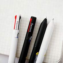 2pcs/Box Retractable Ballpoint Pens, 4-Color Spectrum Series, Multifunctional Simple Student Stationery Writing Pens - Gel Pen - View 8