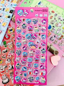 Bộ sticker 3D hình động vật hoạt hình dễ thương, chủ đề bữa sáng và nhân vật Kawaii Nhật Bản, chống thấm nước, thích hợp cho sổ tay, album, ốp điện thoại, đồ thủ công DIY, bộ quà tặng văn phòng phẩm, phù hợp cho trẻ em. - Nhiều màu - Xem 12