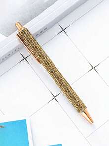 5/3/1pc Rhinestone Decorative Ballpoint Pen, Suitable For Office Signatures, Business Guests, Gift Pens - Multicolor - View 7