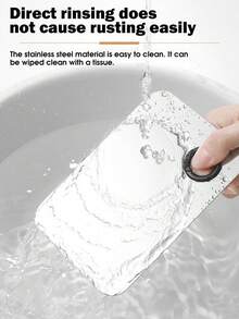 Stainless Steel Mixing Palette Mixing Stick Foundation Makeup Powder Foundation Liquid Foundation Nail Polish Mixing Board Beauty And Nail Care Set - Multicolor - View 4